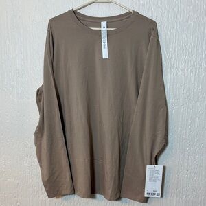 NWT Lululemon Athletica Long Sleeve Tee - Taupe Women Size 16